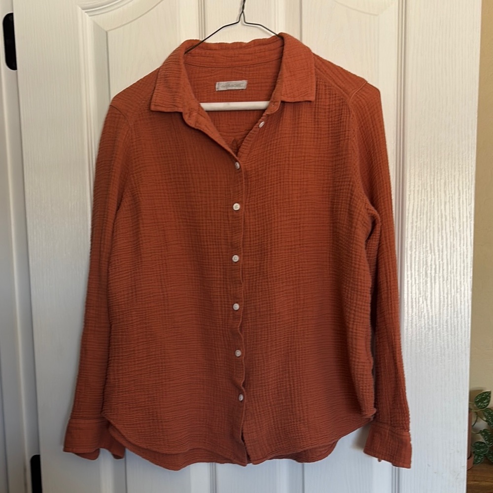 Outerknown Gauze Button-down Shirt